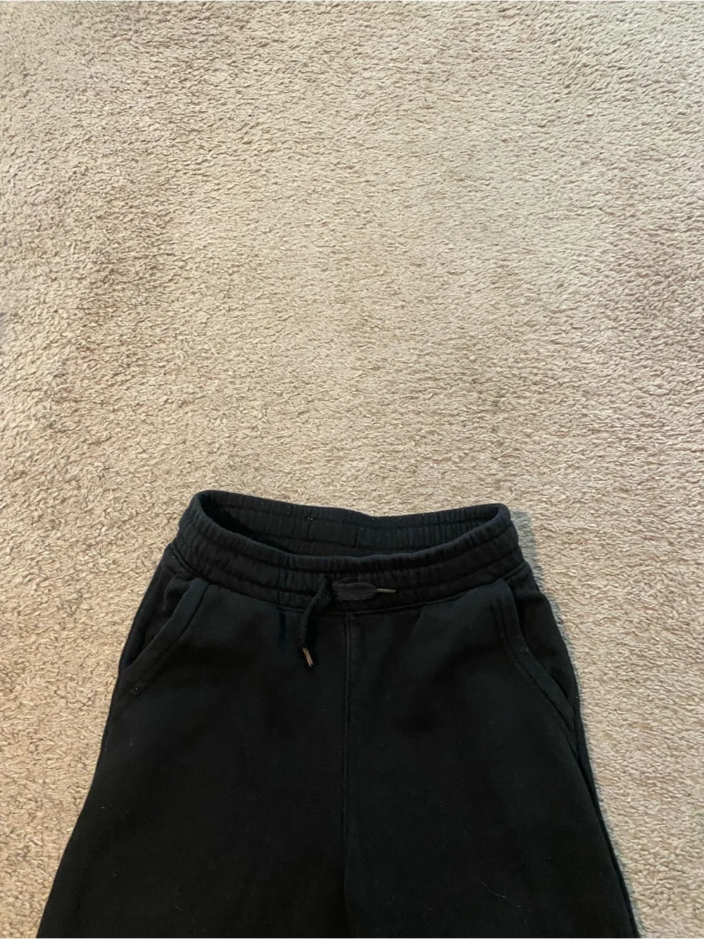 Old Navy Kids Black Jogger Sweatpants with Drawstring